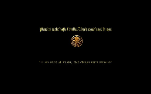 cthulhu, H. P. Lovecraft, Fondo de pantalla HD HD wallpaper