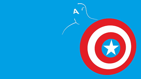 Captain America HD, bandes dessinées, amérique, capitaine, Fond d'écran HD HD wallpaper
