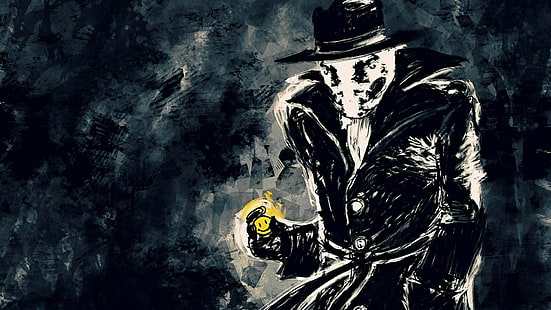 grim reaper artwork, Watchmen, Rorschach, HD wallpaper HD wallpaper