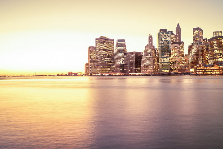 city, New York City, Manhattan, HD wallpaper