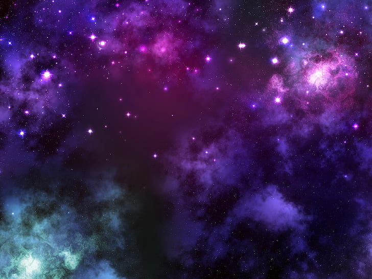 공간, 우주, 별, 헤아릴 수없는, 블루, 어두운, 개요, 공간, 우주, 별, 헤아릴 수없는, 블루, 어두운, 초록, HD 배경 화면