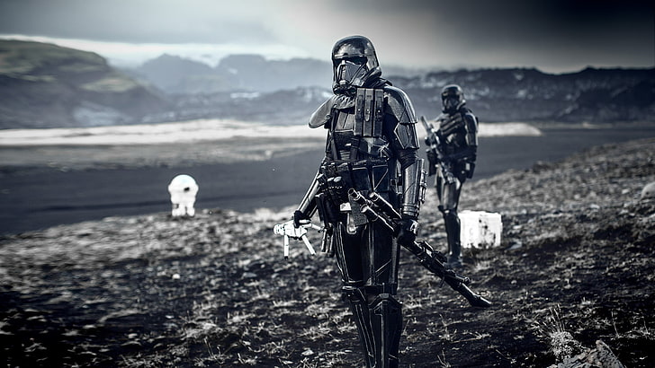 Cyfrowa tapeta z postaciami z Gwiezdnych Wojen, Gwiezdne wojny, Łotr 1: Gwiezdne wojny - Imperial Death Trooper, szturmowiec, Tapety HD