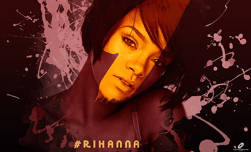 Rihanna, mulheres, músicas, ébano, HD papel de parede HD wallpaper