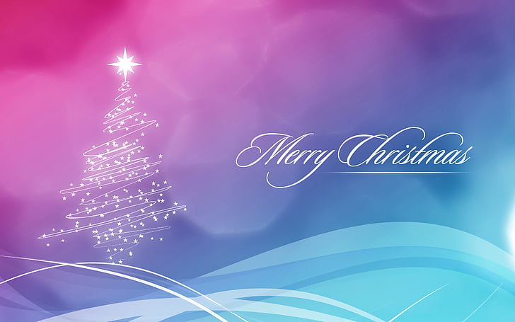 Merry Christmas poster, Merry Christmas, Colorful, HD, HD wallpaper