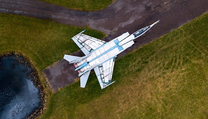 الطائرة ، مقاتلة ، طيران ، المنظر من الأعلى ، ميج ، مقاتلة اعتراضية ، قديمة ، من طراز ميج 25 ، مقاتلة اعتراضية سوفيتية الأسرع من الصوت ، ميج 25 ، МиГ25، خلفية HD