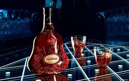 Bottiglia di liquore Hennessy, Prodotti, Hennessy, Whisky, Sfondo HD HD wallpaper