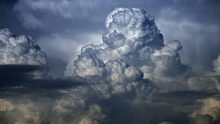 büyük kara bulutlar güzel bulutlar gökyüzü HD, doğa, bulutlar, güzel, gökyüzü, karanlık, HD masaüstü duvar kağıdı