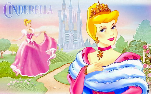 プリンセスシンデレラ壁紙ディズニー1920×1200、 HDデスクトップの壁紙 HD wallpaper
