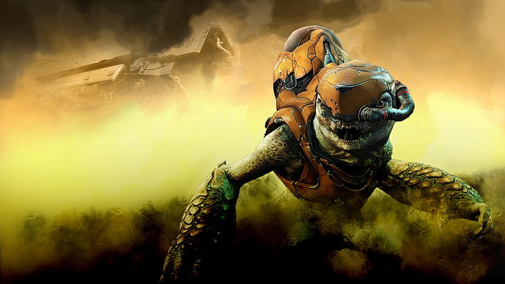 графика персонажей фильма, Halo, Grunt (Halo), инопланетяне, HD обои