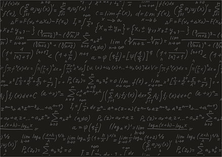 mathematical equation text, black, Board, formula, HD wallpaper HD wallpaper