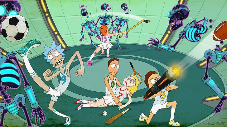 TV Show, Rick and Morty, Beth Smith, Jerry Smith, Morty Smith, Rick Sanchez, Summer Smith, HD wallpaper