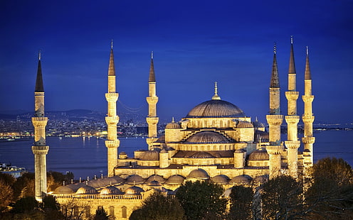 Moscheen, Sultan Ahmed Moschee, HD-Hintergrundbild HD wallpaper