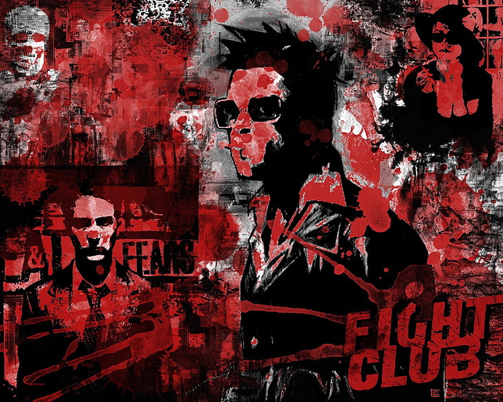Fight Club тапет, филм, боен клуб, HD тапет