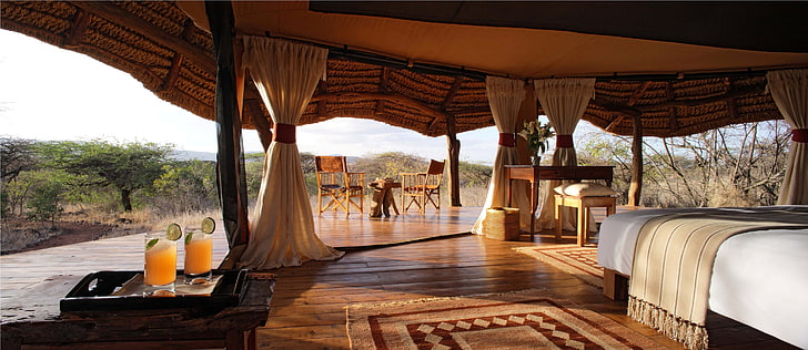 iki açık cam bardak, tasarım, stil, iç, safari, glamping, çadır, HD masaüstü duvar kağıdı