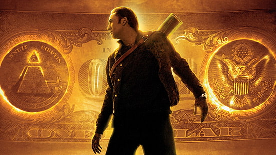 Nicolas Cage, National Treasure: Book of Secrets, Nicolas Cage, films, Fond d'écran HD HD wallpaper