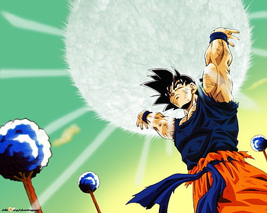 Dragon Ball Z Son Goku illustration, Dragon Ball Z, Son Goku, HD wallpaper HD wallpaper