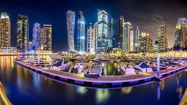 Dubai Marina, HD wallpaper | Wallpaperbetter