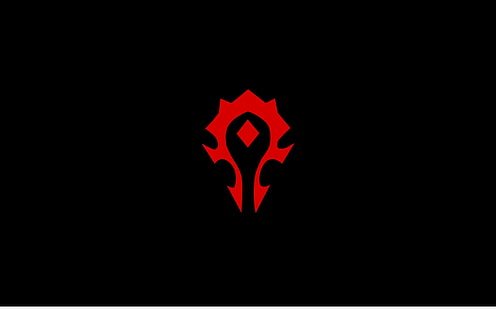 world of warcraft symbole logos de la horde 1280x800 Jeux vidéo World of Warcraft Art HD, monde de Warcraft, symbole, Fond d'écran HD HD wallpaper