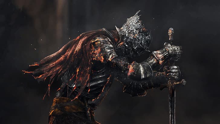Dark Souls III, 4K, dark souls 3, Dark Souls, Soul of Cinder, From Software, HD tapet
