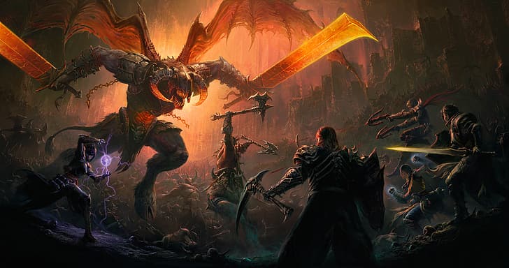 Diablo, Diablo Immortal, Diablo 2, Diablo 3: Reaper of Souls, diablo 4, diablo iv, HD wallpaper
