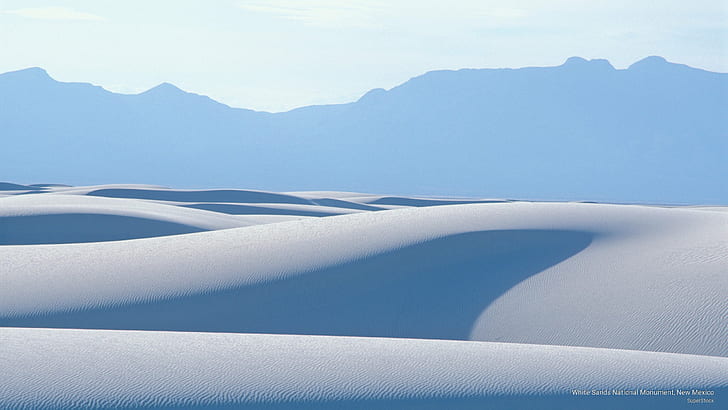 Monumen Nasional White Sands, New Mexico, Amerika Utara, Wallpaper HD