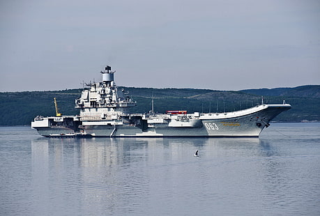 море, крайцер, Тежък, самолетоносач, Адмирал Кузнецов, HD тапет HD wallpaper