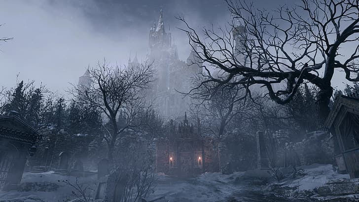 Resident Evil Village, Resident Evil, Videospiele, Dorf, HD-Hintergrundbild