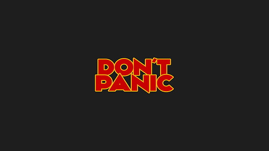 citat, The Hitchhiker's Guide to the Galaxy, HD tapet HD wallpaper