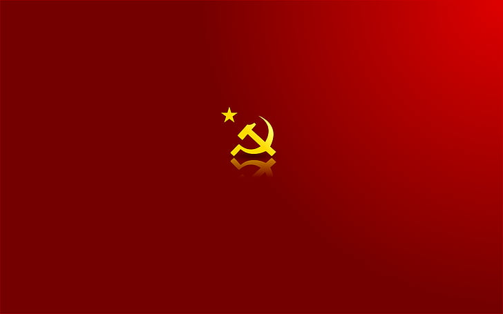 comunista, vermelho, HD papel de parede
