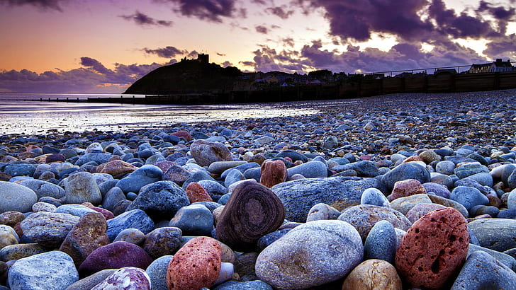 Colorful Stone On Beach Wallpaper Wide High Colorful Stone On Beach Wallpaper Wide, HD wallpaper