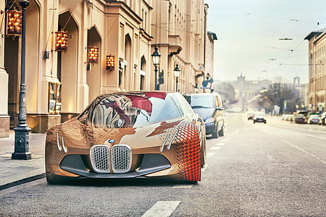 BMW Vision Next 100, mobil masa depan, supercar, Wallpaper HD HD wallpaper