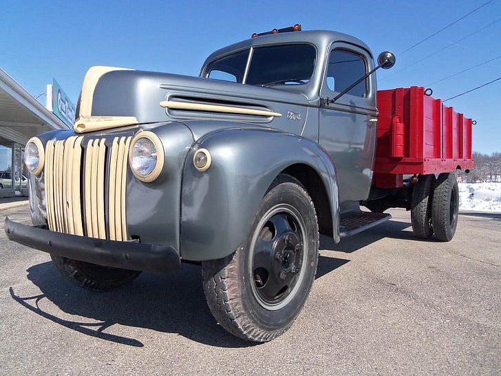 1944, f 5, gué, camionnette, rétro, transport, Fond d'écran HD