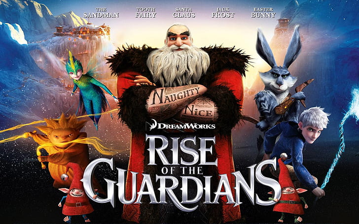 Rise of the Guardians 2012 Фильм, фильм, восстание, 2012, опекуны, HD обои