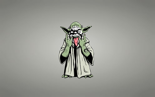 قام Master Yoda بتحرير الصورة ، Star Wars ، Yoda، خلفية HD HD wallpaper
