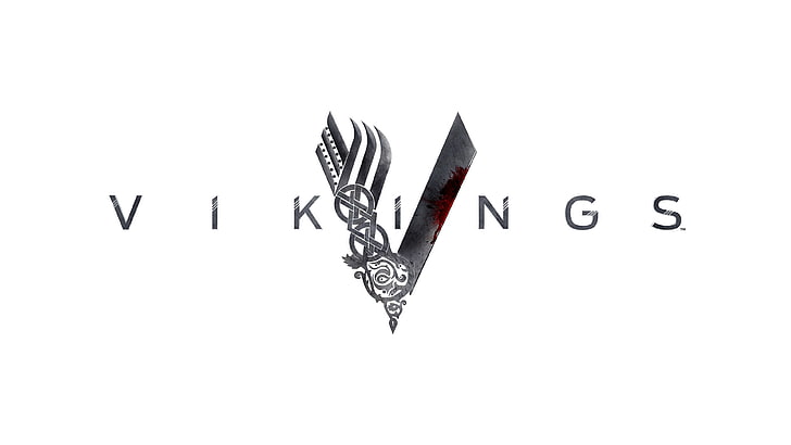 Vikings wallpaper, Vikings (TV series), TV, logo, HD wallpaper