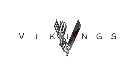 Fond d'écran Vikings, Vikings (série TV), TV, logo, Fond d'écran HD HD wallpaper