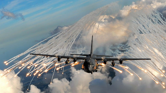 samolot, Lockheed C-130 Hercules, Tapety HD HD wallpaper