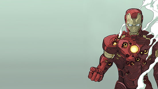 Papel de parede digital do Homem de Ferro, Homem de Ferro, Marvel Comics, HD papel de parede HD wallpaper