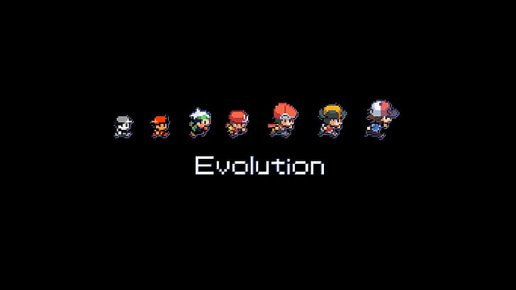 Эволюция, покемон первого поколения, главный герой, HD обои