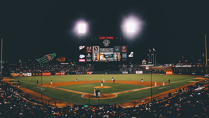 baseball, San Francisco, San Francisco Giants, ATT Park, Wallpaper HD