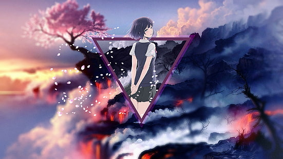 Kuzu no Honkai, Anime-Mädchen, Yasuraoka Hanabi, Anime, HD-Hintergrundbild HD wallpaper
