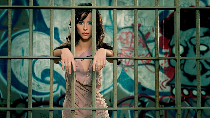 Jennifer Love Hewitt, Gefängnisse, Graffiti, Frauen, Schauspielerin, Berühmtheit, HD-Hintergrundbild
