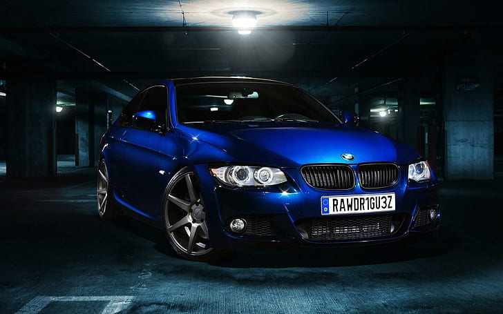 Parkir BMW 335i, 335i, parkir, Wallpaper HD