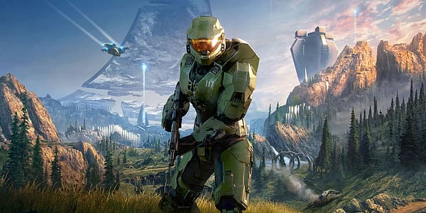 Halo, Rüstung, Unendlich, 343 Industries, Halo: Unendlich, Halo Unendlich, HD-Hintergrundbild HD wallpaper
