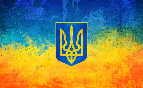 Ukrainska flaggan, konstnärliga, Grunge, ukraina, flagga, ukrainska, ua, HD tapet HD wallpaper
