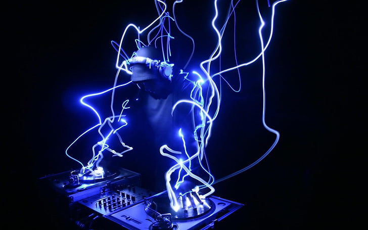grå DJ-kontrollpanel, musik, fjärrkontroll, DJ, HD tapet