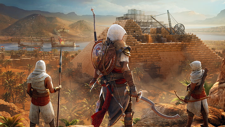 2018, Assassins Creed: Origins, 4K, 8K, DLC, The Hidden Ones, วอลล์เปเปอร์ HD