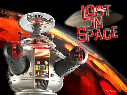 изгубена планета Изгубени в космоса Развлечения ТВ сериали HD Art, Robot, Space, planet, lost, HD тапет HD wallpaper