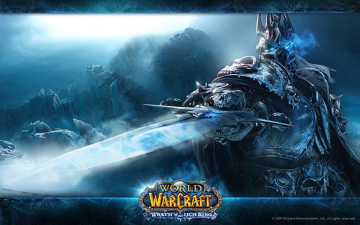 Warcraft Arthas Dünyası duvar kağıdı, WoW, World of Warcraft, Lich King, HD masaüstü duvar kağıdı