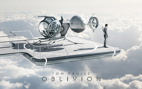 Tom Cruise Oblivion Movie, Tom Cruise Oblivion poster, film, crociera, oblio, Sfondo HD HD wallpaper
